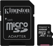 Карта памяти Kingston Canvas Select SDCS/128GB microSDXC 128GB (с адаптером)