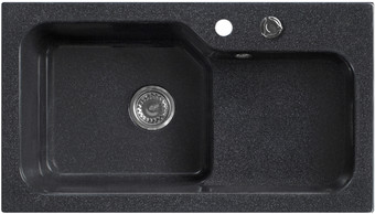 Кухонная мойка Belux SG-REC-HALF-8045-01 (черный)