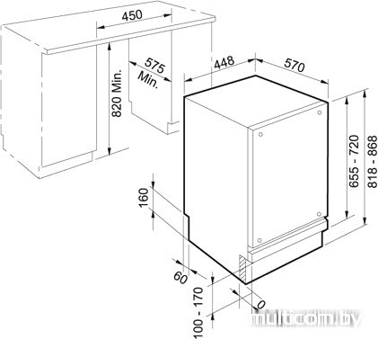 Посудомоечная машина Franke FDW 410 E8P A+