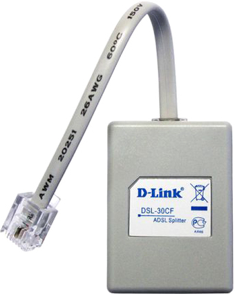 ADSL сплиттер D-Link DSL-30CF/RS