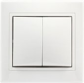 Выключатель SmartBuy Венера SBE-01w-10-SW2-0-c