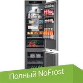 Холодильник Weissgauff WRKI 2000 Total NoFrost Inverter Premium Ecofresh Inox