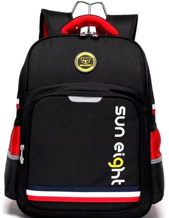 Школьный рюкзак Sun Eight SE-2889 (черный/красный)
