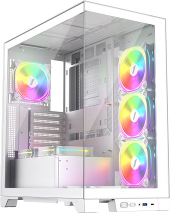 Корпус 1stPlayer Mi8 MI8-WH-3FC7R-W-1FC7-W (белый)