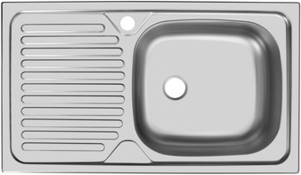 Кухонная мойка Ukinox CLM760.435 GT5K 1R (с сифоном)