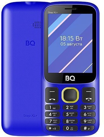 Мобильный телефон BQ-Mobile BQ-2820 Step XL+ (синий/желтый)