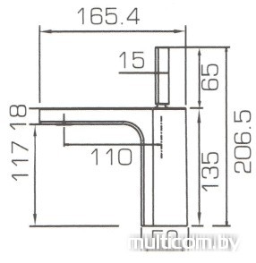 Смеситель Bravat Spring F179113C