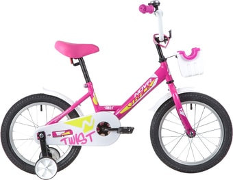 Детский велосипед Novatrack Twist New 16 2020 161TWIST.PN20 (розовый/белый)
