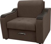 Кресло Сириус Лидер-3 НПБ 105x110 (Eva 26 велюр коричневый)
