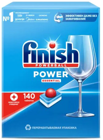 Таблетки для посудомоечной машины Finish Power (140 шт)