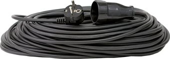 Удлинитель Glanzen ES-20-005 (20 м, черный)