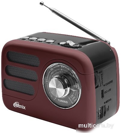 Радиоприемник Ritmix RPR-033 (шоколадный)