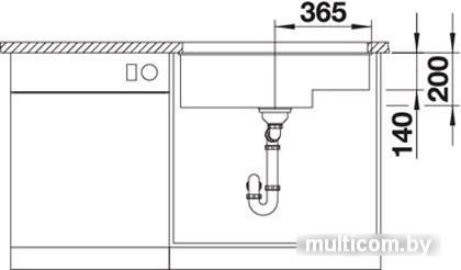 Кухонная мойка Blanco Subline 700-U Level (антрацит, корзинчатый вентиль)