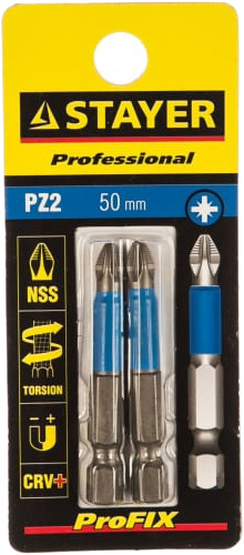 Набор бит Stayer 26223-2-50-02