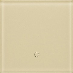 Беспроводной выключатель DeLUMO Senso одноканал. сенсорный 1015 (светлый бежевый)