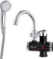 Проточный электрический водонагреватель кран+душ Olivetti OL-WH4054SS