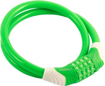 Тросовый велосипедный замок Нора-М №31 (ф8x650мм, зеленый)