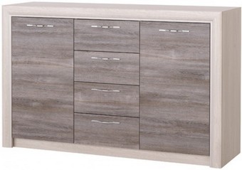 Комод Памир Октава 2С4Я (дуб клабхаус серый)