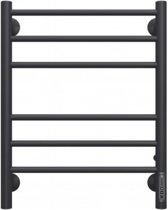 Полотенцесушитель TERMINUS Аврора электро КС П6 с диммером (450x600, черный)