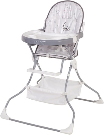 Стульчик для кормления Polini Kids 252 (бегемотик, серый)