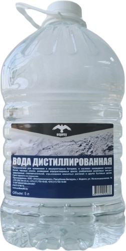 Охлаждающая жидкость Osprey Вода дистиллированная 5л