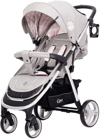 Коляска прогулочная «книга» Rant Caspia Trends (lines peach)