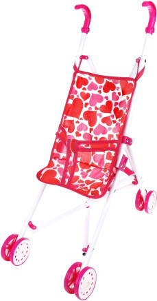 Коляска для кукол Наша Игрушка Сердца M1418-3