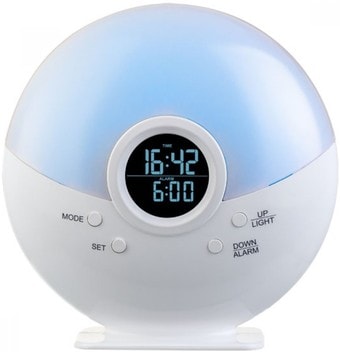 Часы Perfeo Night PF-S523G (белый)