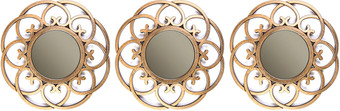 Набор зеркал MonAmi 080-3 (золотистый)