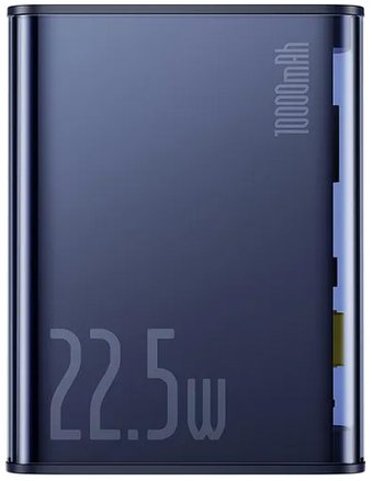 Внешний аккумулятор Baseus Explorer Series Digital Display Fast Charge 22.5W 10000mAh (синий)