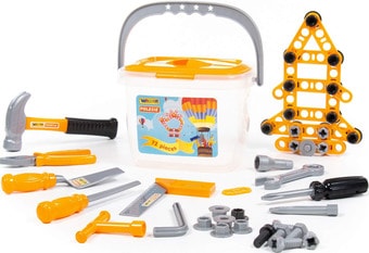 Набор инструментов игрушечных Полесье №1 47151 (в ведерке)