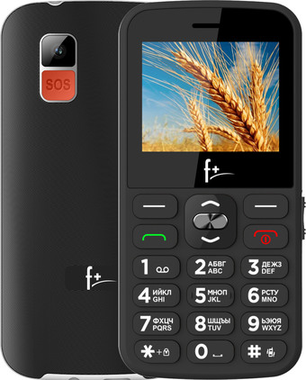 Кнопочный телефон F+ Ezzy 5C (черный)