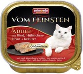 Корм для кошек Animonda Vom Feinsten Adult с говядиной, курицей и травами 0.1 кг