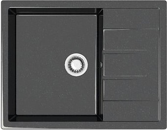 Кухонная мойка Berge BG-6502 (черный глянцевый)