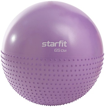 Гимнастический мяч Starfit GB-201 65 см (фиолетовый пастель)