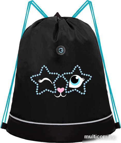 Мешок для обуви Grizzly OM-40-7 (черный)