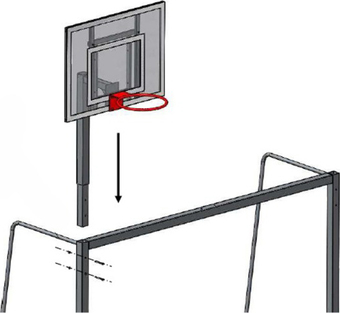 Баскетбольная стойка Dinamika ZSO-003905