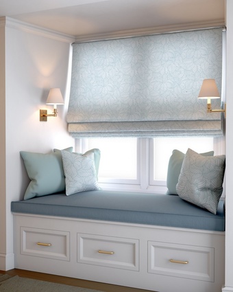 Римская штора Jalux Скандинавский лист 0467/4 250x170 (бирюзовый)