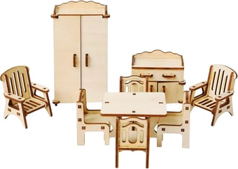 Мебель для кукольного домика Большой слон Гостиная М-005