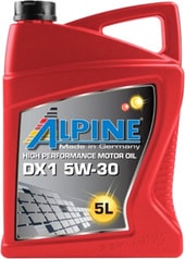 Моторное масло Alpine DX1 5W-30 5л