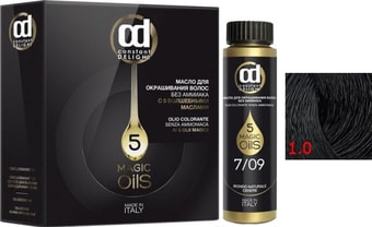Масло для окрашивания Constant Delight Olio-Colorante без аммиака 1.0 черный