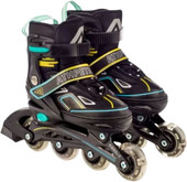 Роликовые коньки Favorit 8812-M-BK (р. 34-37)