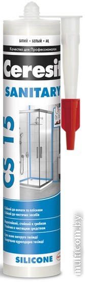 Герметик Ceresit Sanitary CS 15 (280 мл, прозрачный)
