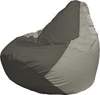 Кресло-мешок Flagman Груша Медиум Г1.1-366 (темно-серый/серый)