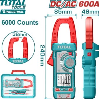 Токовые клещи Total TMT766002