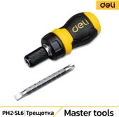Отвертка Deli DL626010