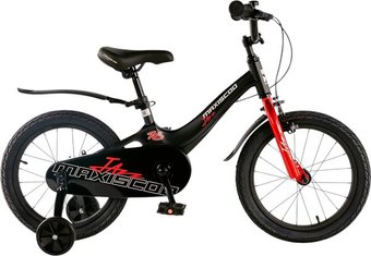 Детский велосипед Maxiscoo Jazz Стандарт Плюс 16 2025 MSC-J1645 (обсидиан)