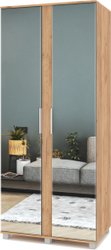 Шкаф распашной Modern Пандора П23 (золотой дуб/графит)