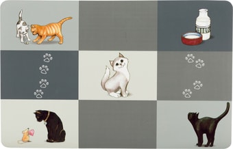 Коврик под миску Trixie Patchwork Cat Place 24579