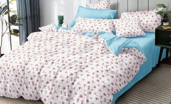 Постельное белье Luxor № F 63012 A/B (N) 1.5 (поплин)